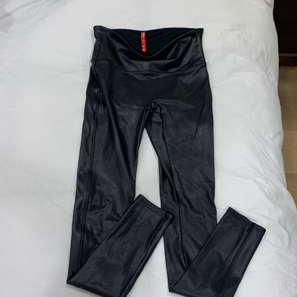 SPANX Pants - Spanx faux leather leggings.  Size small